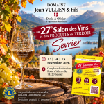 Affiche automnale du Salon des Vins en Savoie